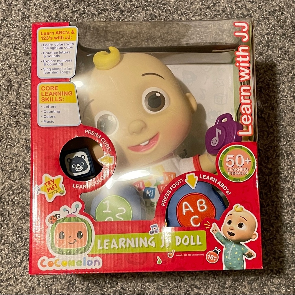 CoComelon Learning JJ Doll NWOT